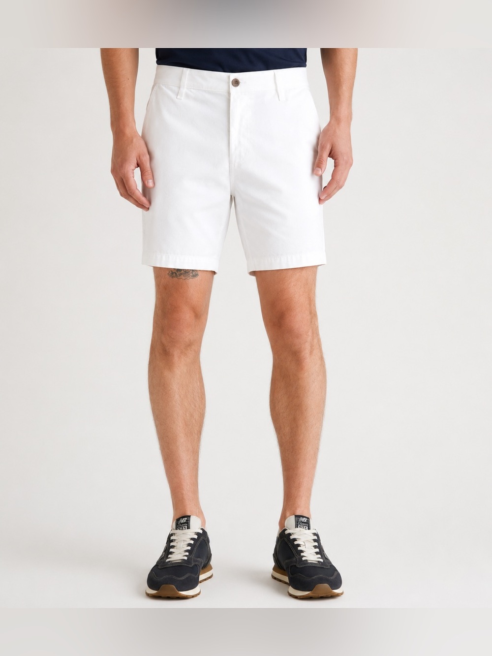 AG Jeans Cipher Slim Shorts White Mid Rise 7" Inseam NWT Size 38